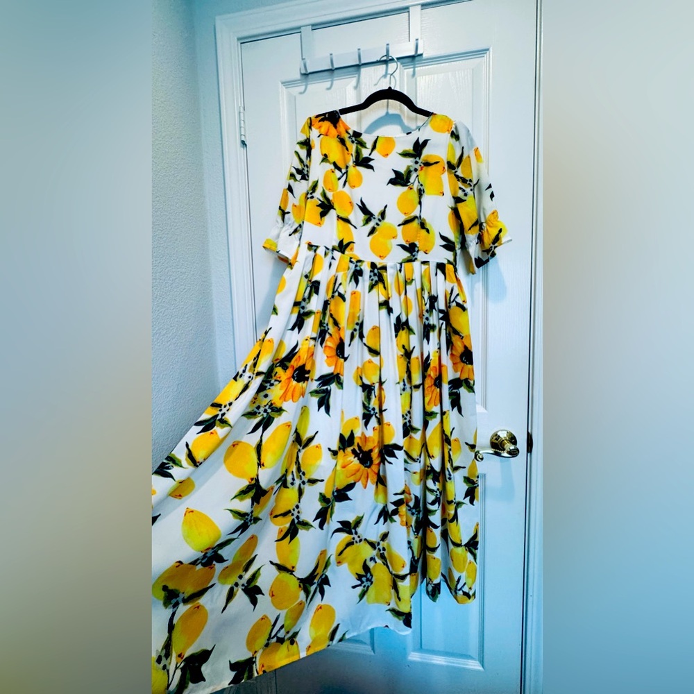 Lemons Dress , shape A - size XL brand: Zaful